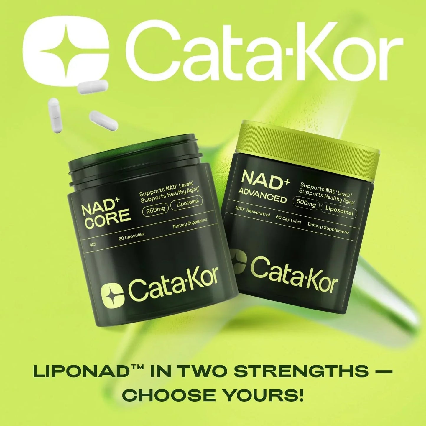 Cata-Kor - NAD+ Anti-Aging Supplement (Limited Time Offer)