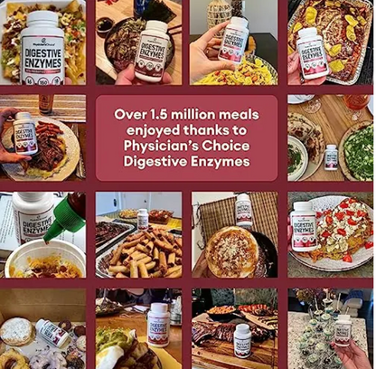 Physician's Choice Digestive Enzymes (3-in-1 Formula).