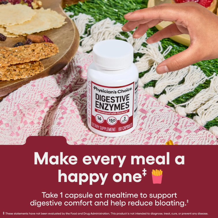 Physician's Choice Digestive Enzymes (3-in-1 Formula).