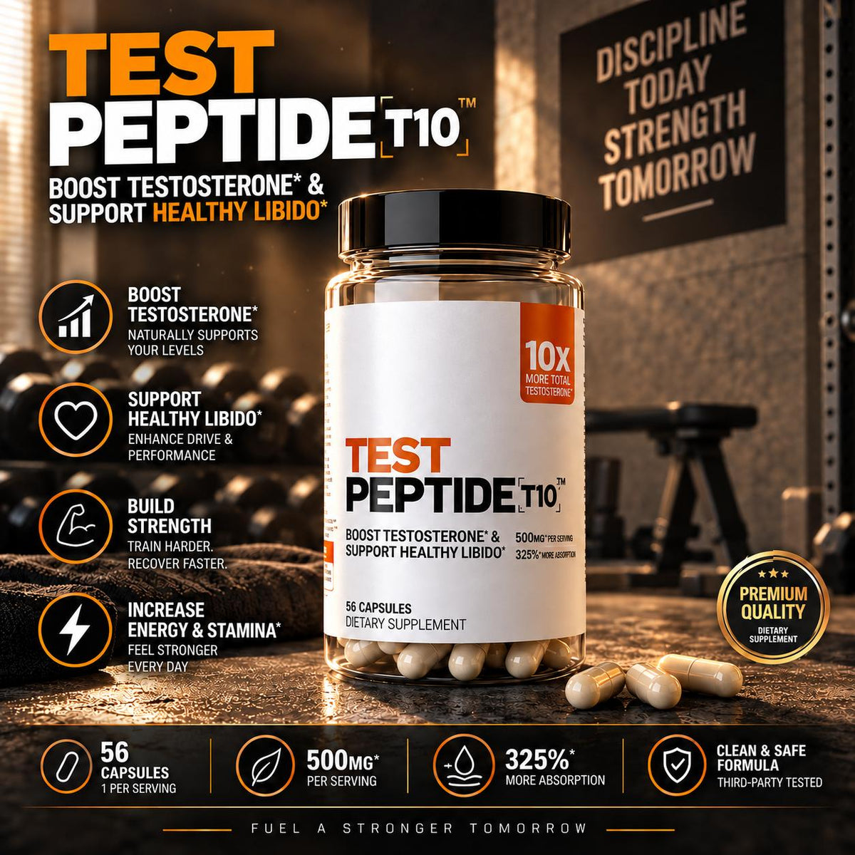 Elevate Testosterone & Vitality with HORIZON™ T10